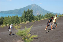 krakatau,  krakatoa, tour, ujung kulon